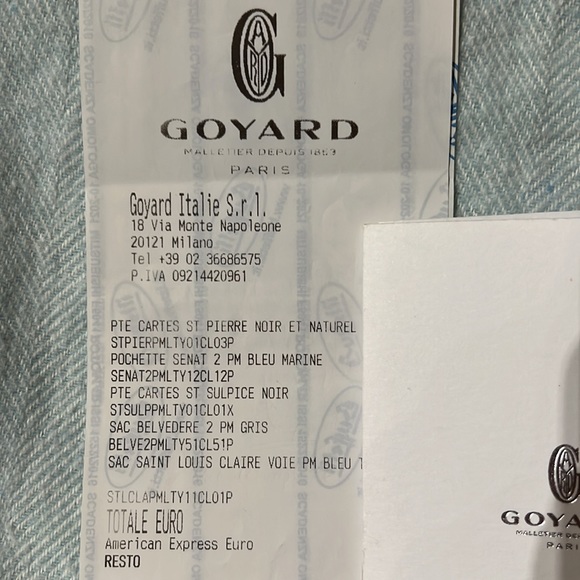 Goyard St Pierre Card Holder - Black - NWT - Picture 9 of 9